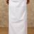 White plain cotton dhoti casual