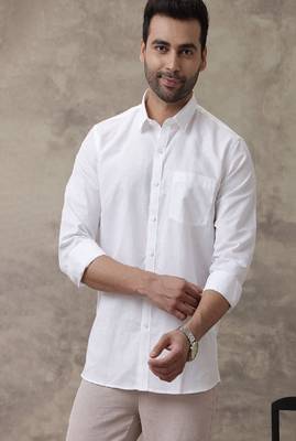 white regular fit shirt 1