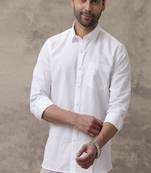 White regular fit shirt