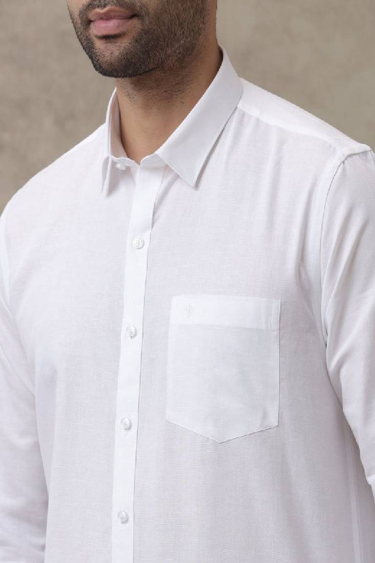 White regular fit shirt