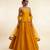 Mustard Yellow Dupion Silk Lehenga Set