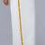 Cream dhoti cotton zardosi work