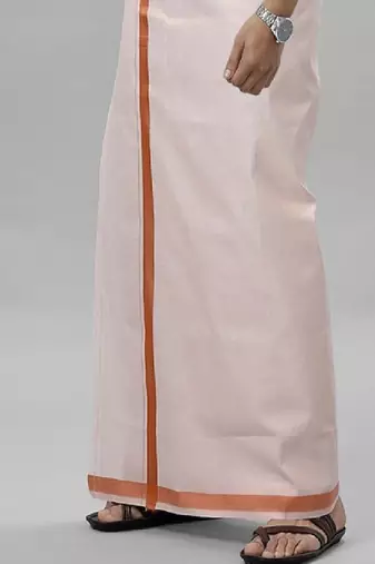 Copper dhoti cotton - ramraj