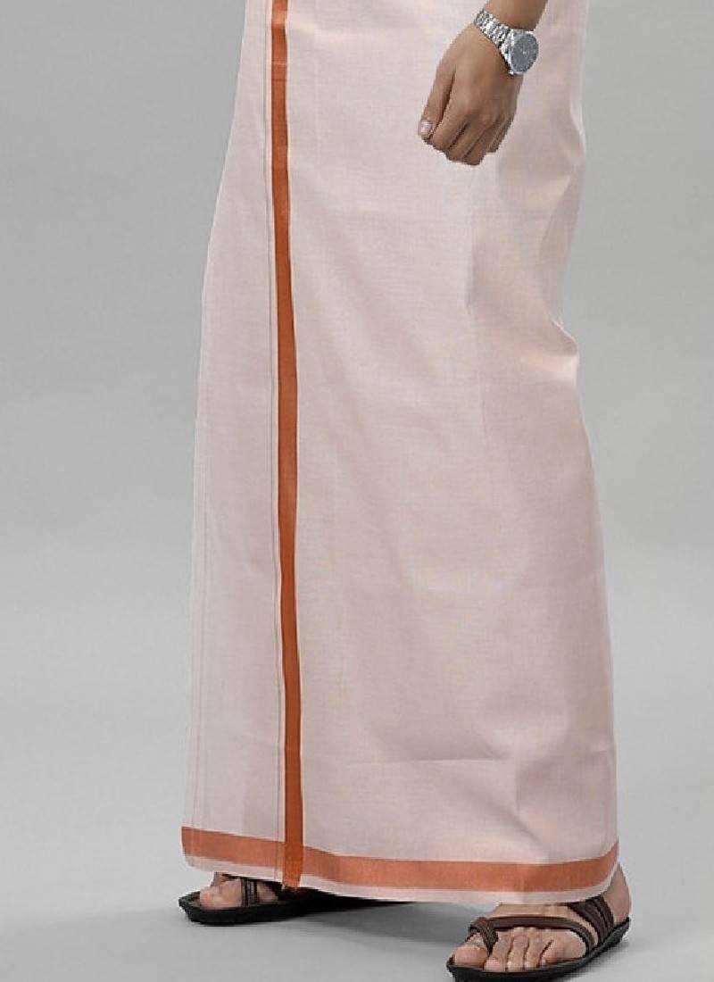 Copper dhoti cotton - ramraj