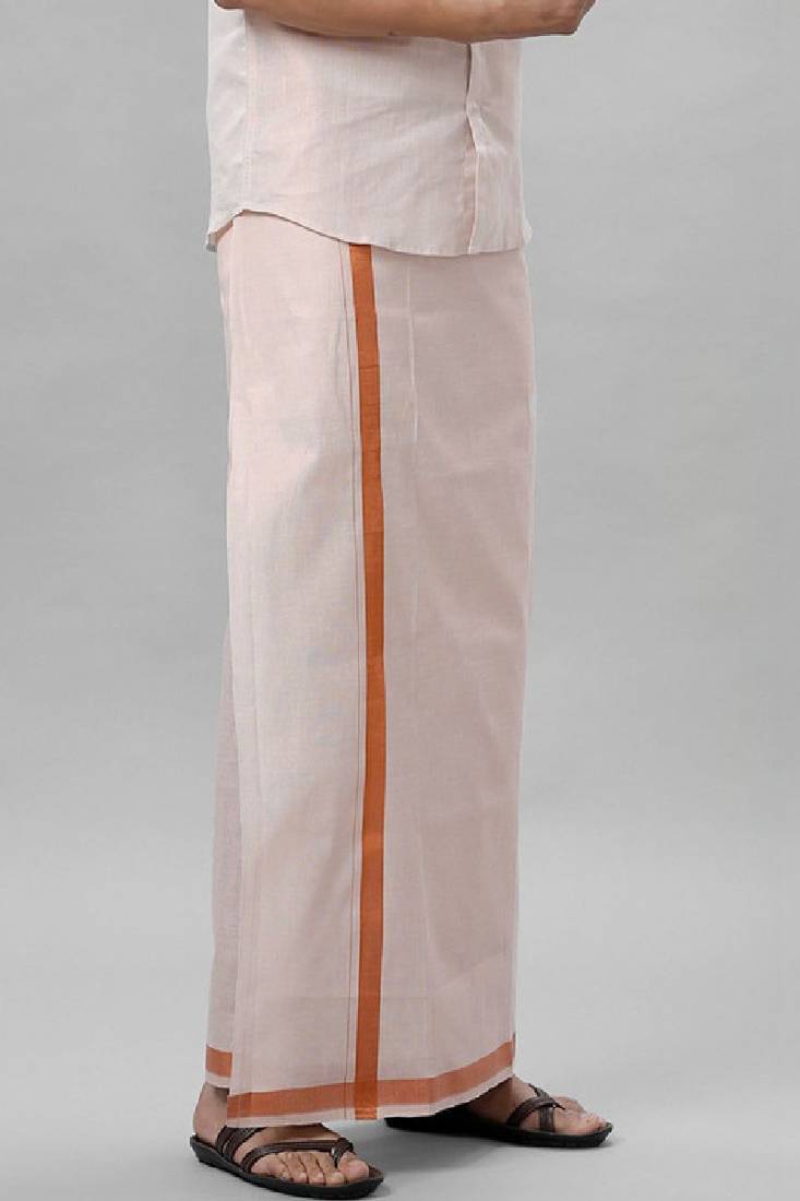 Copper dhoti cotton - ramraj