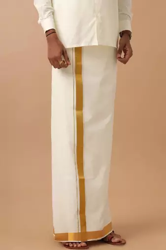 White cotton dhoti
