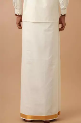 White cotton dhoti