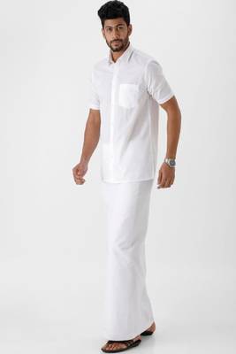 white cotton dhoti for men 2