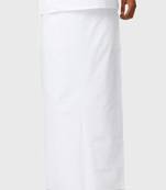 White cotton dhoti plain