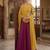 Women's New Wine Designer Lehenga Choli Set with Sequin Embroidery Work