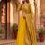 Women's New Gold Designer Lehenga Choli Set with Sequin Embroidery Work