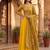 Women's New Gold Designer Lehenga Choli Set with Sequin Embroidery Work