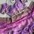 Purple silk blend embroidered saree with sequins work