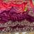 Pink silk blend embroidered saree with sequins work