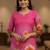 Pink women floral printed kurta