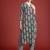 Black ethnic motifs printed pure cotton kurta with trousers