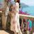 Off white women floral printed floral kurta