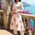 Off white women floral printed floral kurta