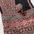 Wine crepe embroidered saree with mirror work