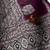 Wine crepe embroidered saree with mirror work