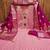 Pink color designer simmer butti fabric ceremonial partywear suit