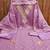 Purple color designer simmer butti fabric ceremonial partywear suit