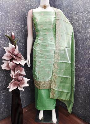 Pista color beautiful and smart jimmy chu fabric salwar kameez for girls 2