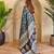 Navy blue viscose printed saree with zari work