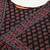 Black ethnic motifs printed kurta