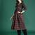 Black ethnic motifs printed kurta