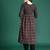 Black ethnic motifs printed kurta