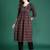 Black ethnic motifs printed kurta