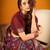 Multicolor viscose printed saree with floral print