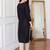 Black women ethnic motifs embroidered thread work kurta