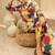 Yellow women floral printed regular pure cotton kurta with trousers