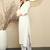 White women floral embroidered thread work straight kurta
