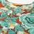 Sea green floral printed pure cotton kurta