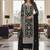 Black color girlie butterfly net ceremonial salwar kameez for glamorous looks
