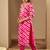 Pink leheriya embroidered straight kurta