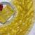 Mustard cotton silk embroidered saree with sequins work