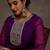 Purple women leheriya printed sequinned kurta
