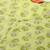 Lime green women floral printed pure cotton kurta