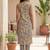 Multicolor women printed regular multicolor color pure cotton kurta with trousers