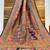 Multicolor viscose woven saree with zari work