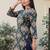 Green women ethnic motifs printed screen print daily cotton straight kurta