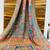 Multicolor viscose woven saree with zari work