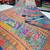 Multicolor viscose woven saree with zari work