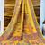 Multicolor viscose woven saree with zari work