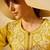 Yellow women floral kurta