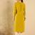 Yellow women floral kurta
